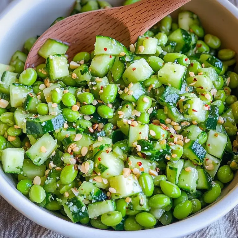 Cucumber Edamame Salad