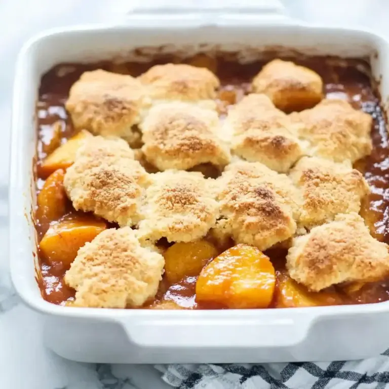 Easy Peach Cobbler