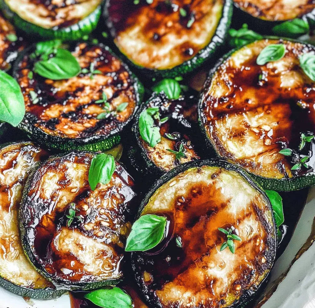 Easy Skillet Zucchini Recipe with Balsamic Reduction
