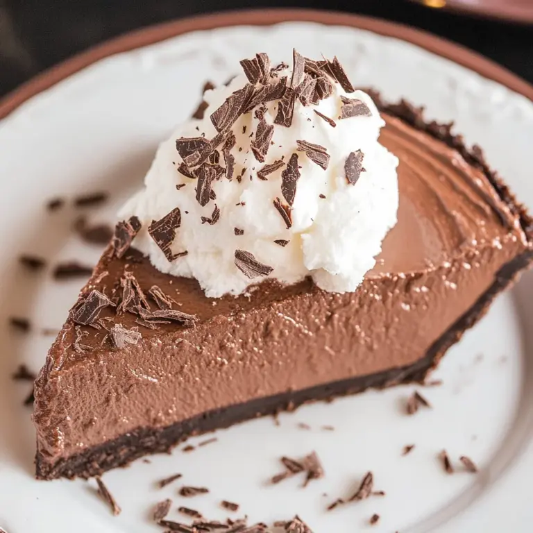 Frozen Chocolate Pie