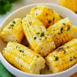 Garlic-Herb Butter Roasted Corn