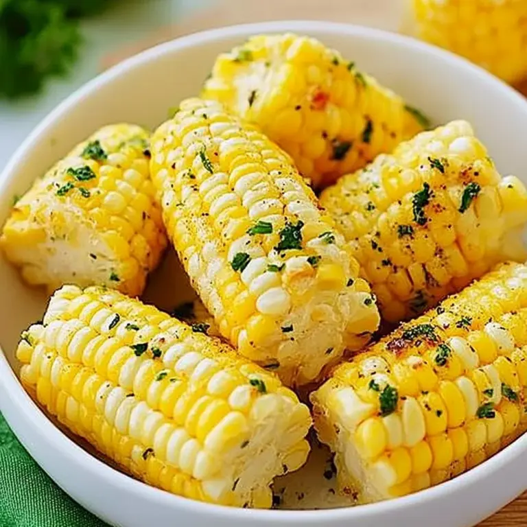 Garlic-Herb Butter Roasted Corn
