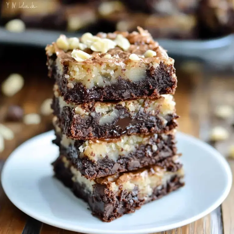 German Chocolate Brownies