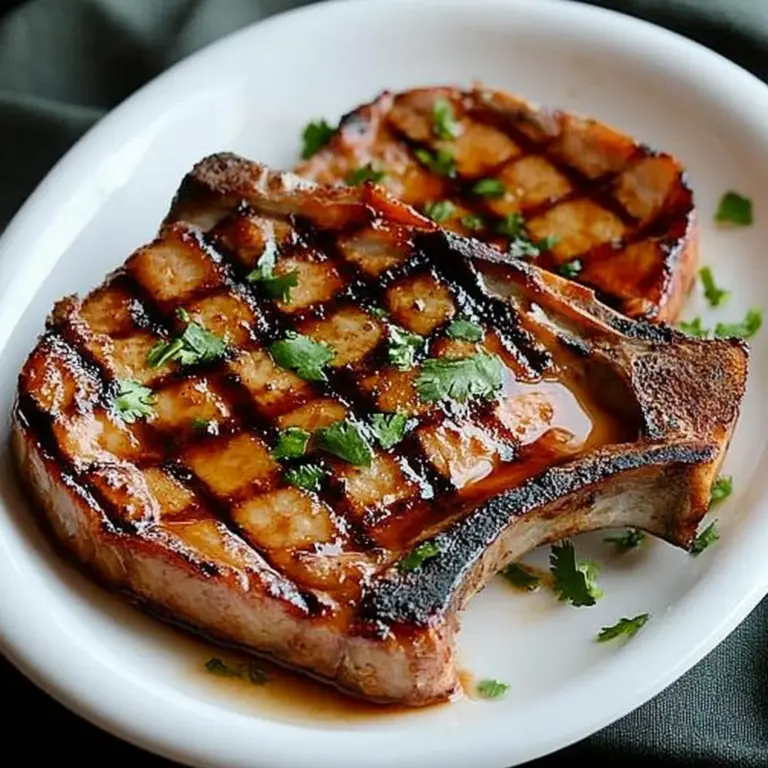 Grilled Pineapple Chili beef Chops Recipe