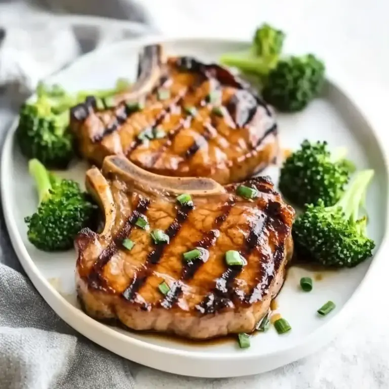 Honey Soy Grilled beef Chops