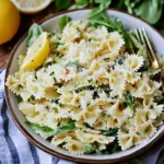 Lemon Basil Parmesan Pasta Salad