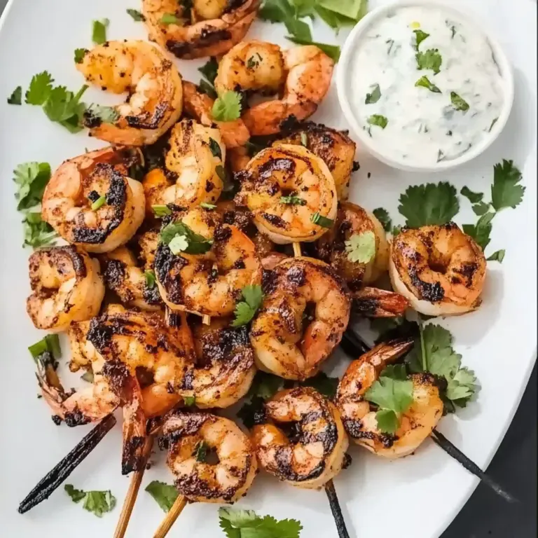 Lemongrass and Sriracha Grilled Shrimp