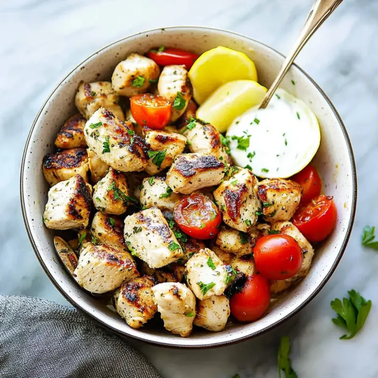 Mediterranean Chicken Bites