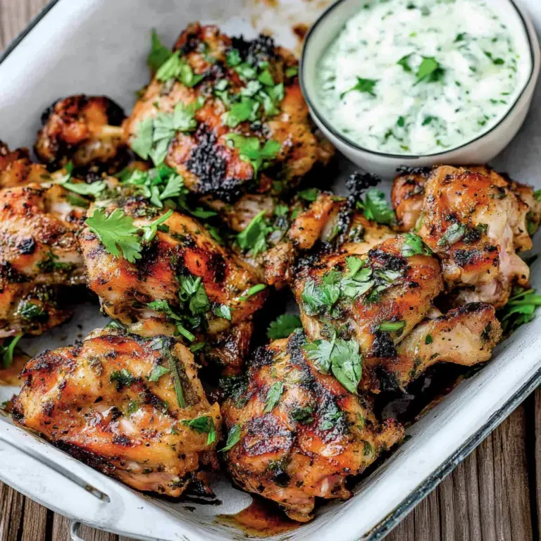 Mediterranean Grilled Chicken Thighs