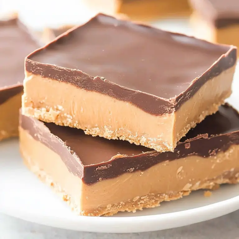 No-Bake Chocolate Peanut Butter Bars