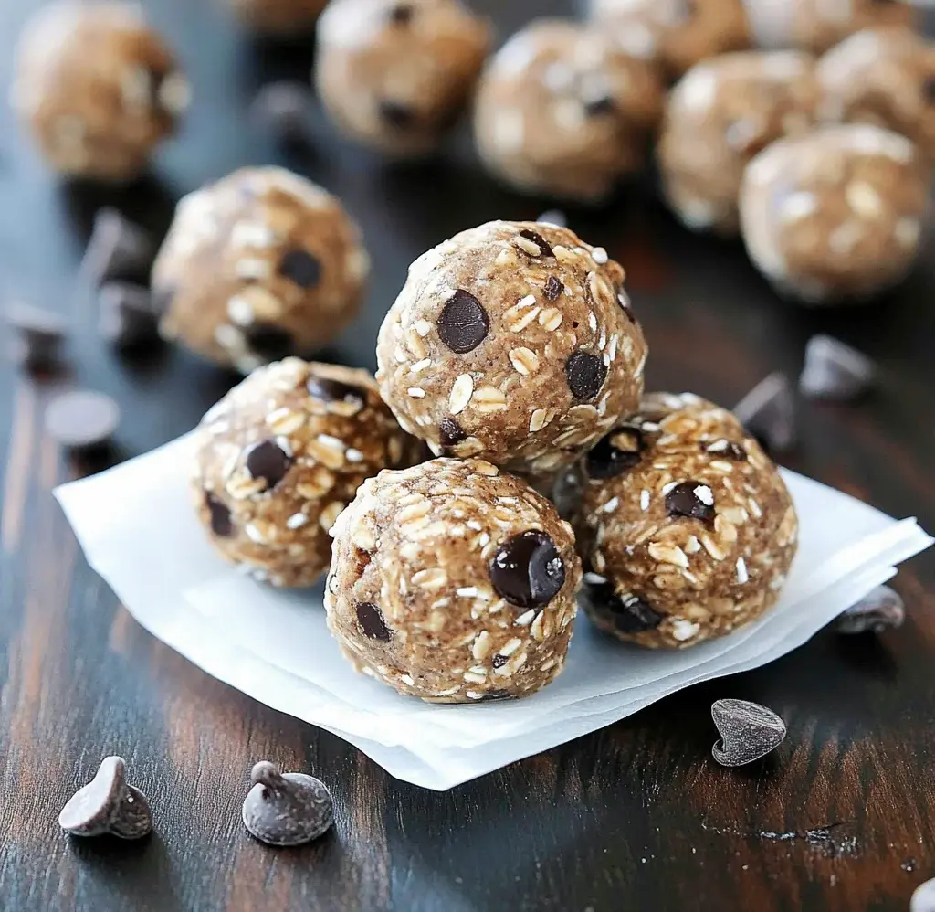 No Bake Chocolate Chip Energy Bites