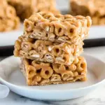 No Bake Peanut Butter Cheerio Bars