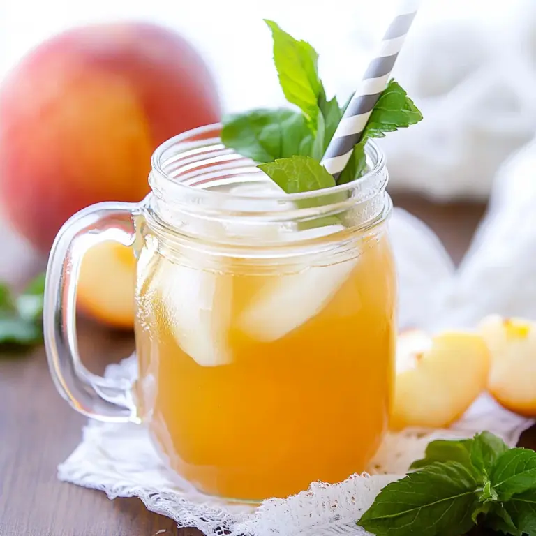 Peach Green Tea