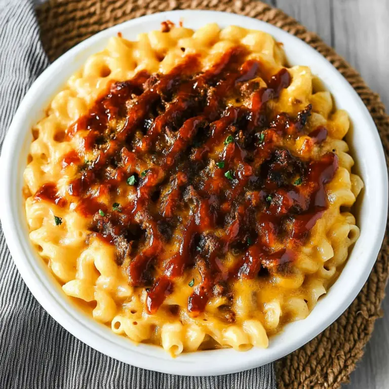 Pulled beef Mac and Cheese
