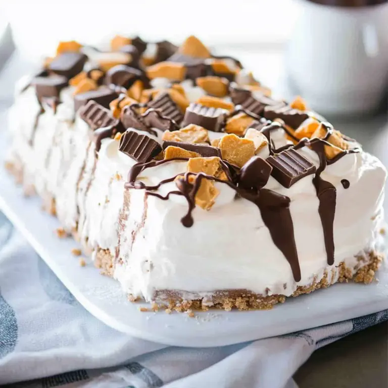 Reese's Ice Cream Cake