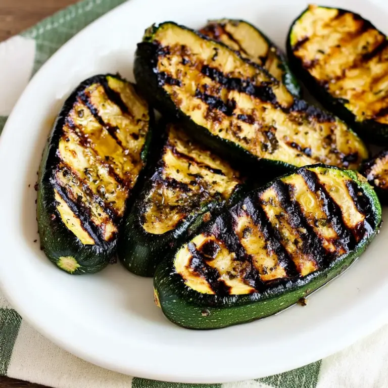 Simple Grilled Zucchini Recipe