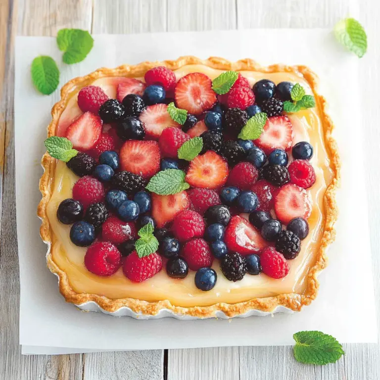Summer Fruit Tart