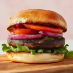 The Best Grilled Portobello Mushroom Burger