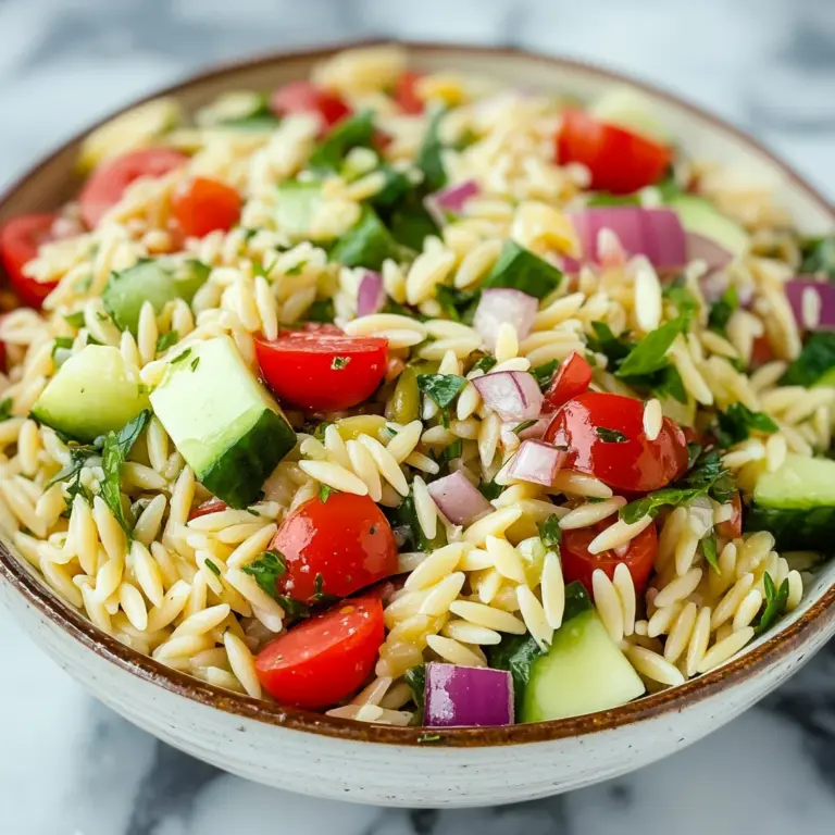 The Best Orzo Pasta Salad