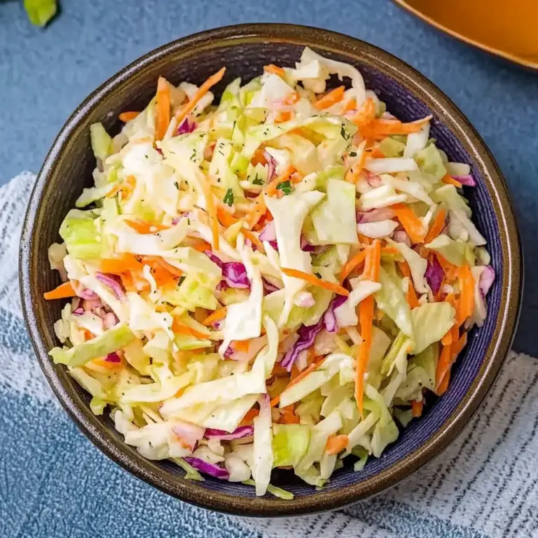 Vinegar Coleslaw Recipe (No Mayo Coleslaw)