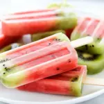 Watermelon Kiwi Popsicles