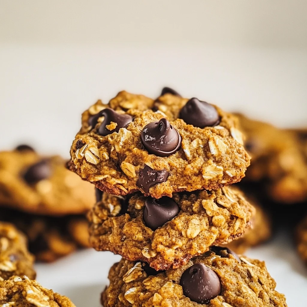 Healthy Pumpkin Oat Cookies