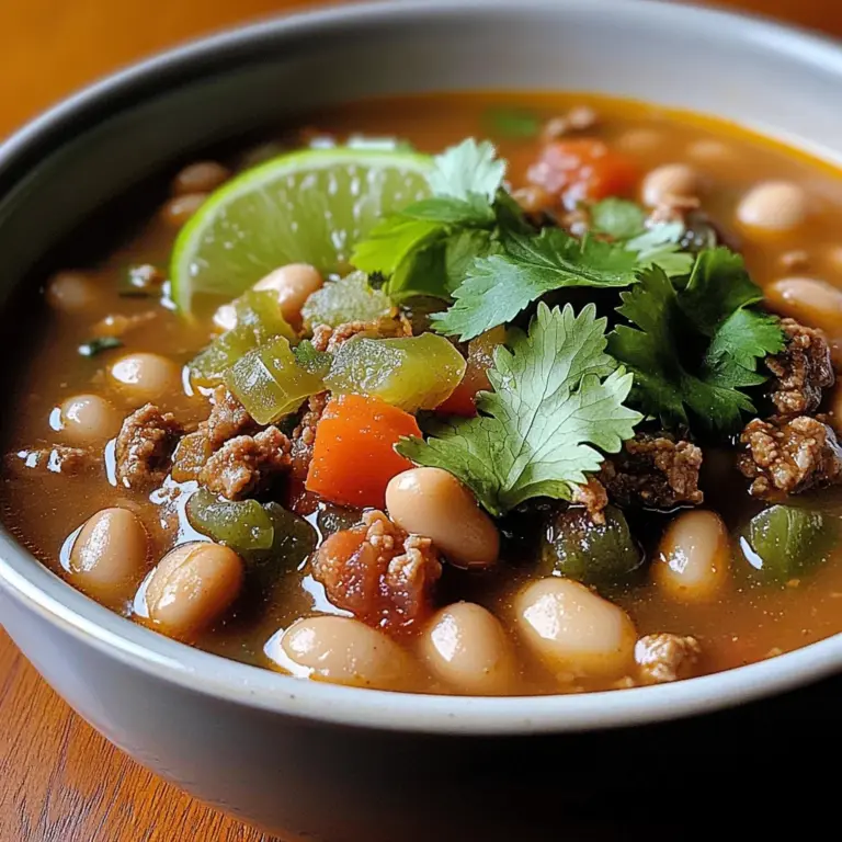 Pinto Beans Green Chile And Beef Soup