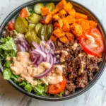 Sweet Potato Burger Bowl