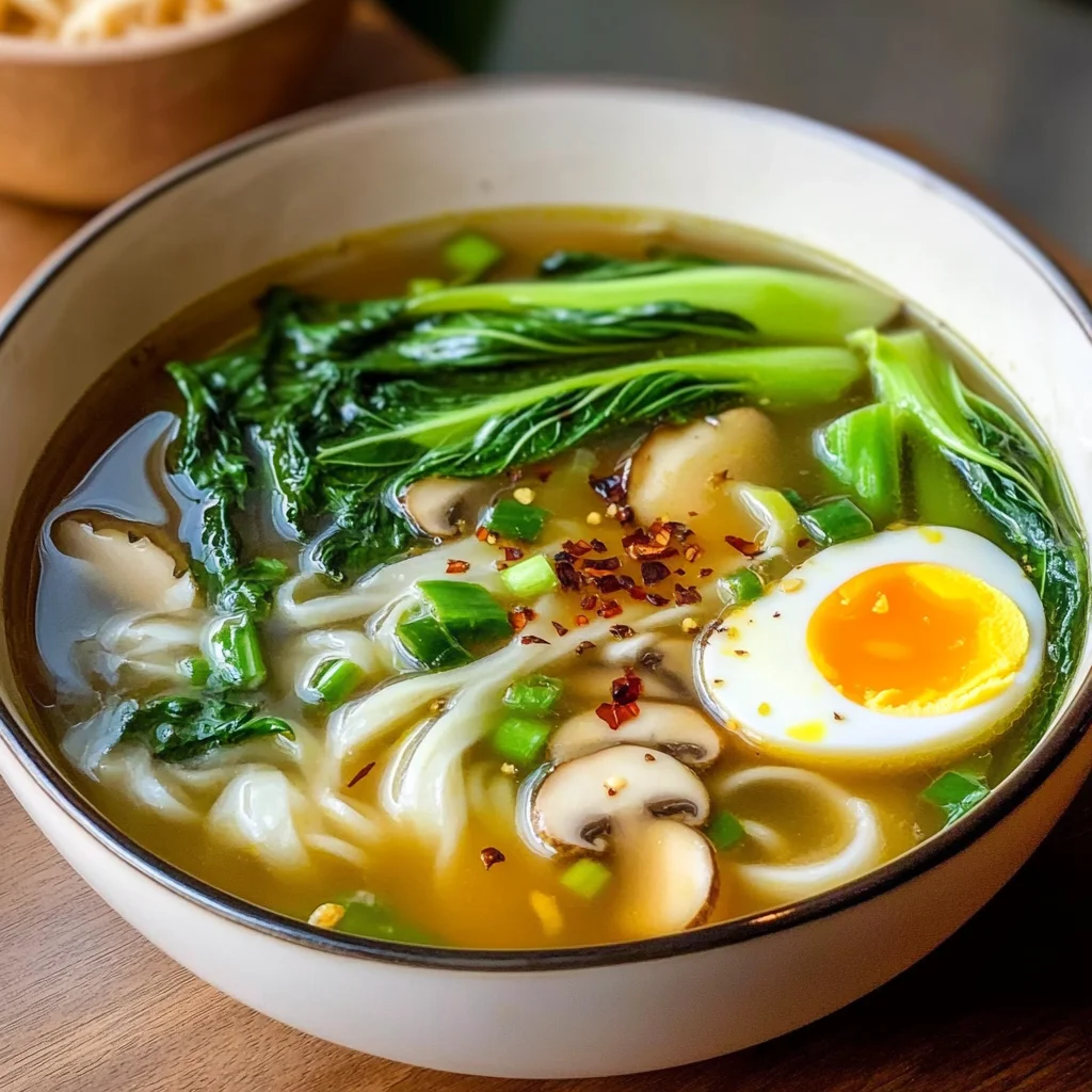 25-Minutes Ginger Garlic Bok Choy Soup - A Delicious Choice