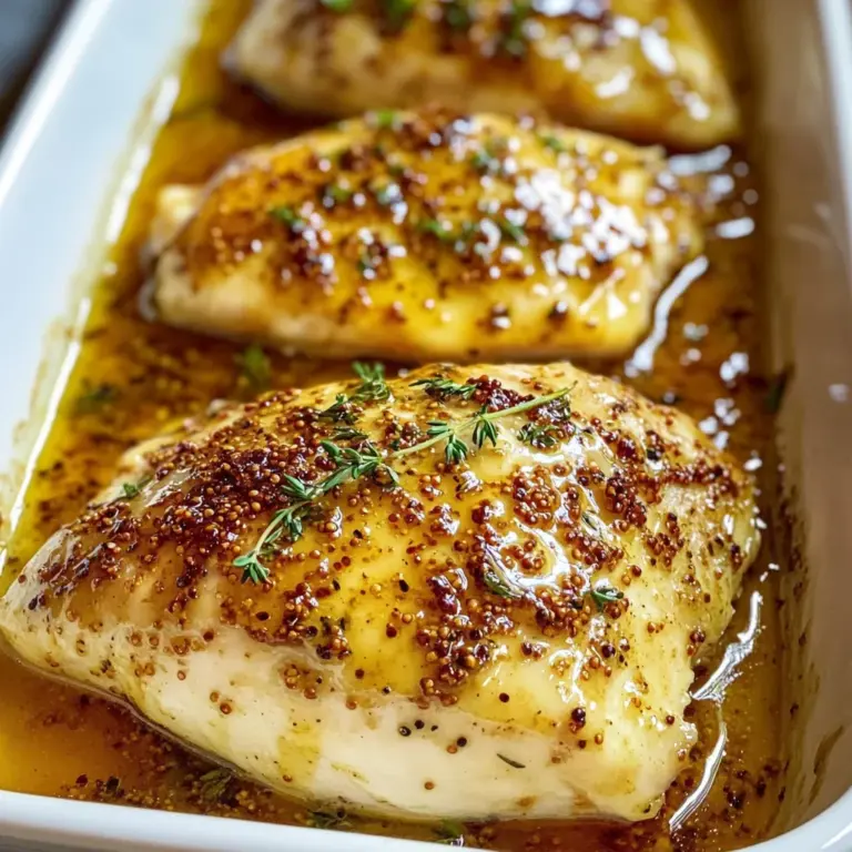 Baked Honey Mustard Chicken Breasts