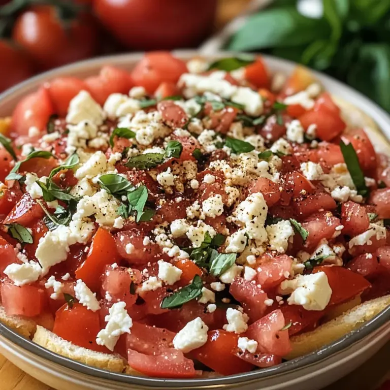 Bruschetta Dip: A Vibrant and Flavorful Appetizer to Delight Your Guests