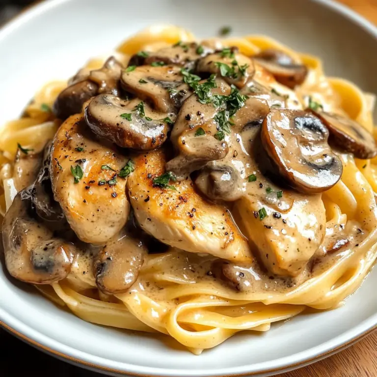 Chicken Marsala Pasta