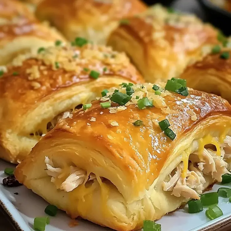 Chicken Stuffed Crescent Rolls Recipe - Easy & Delicious