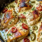 Creamy Pepperoncini Chicken Skillet Recipe - Quick & Easy