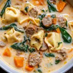 Creamy Sausage Tortellini Soup