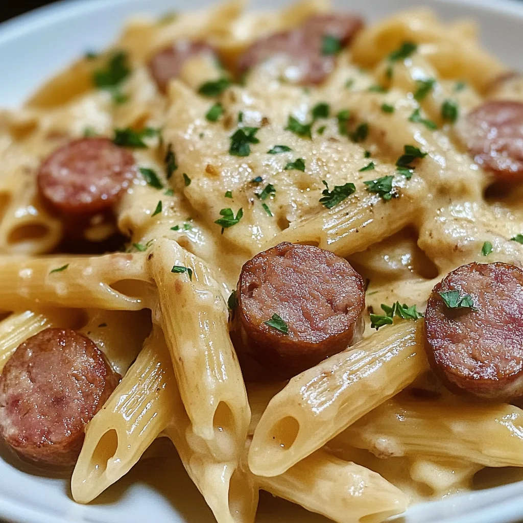 Creamy Smoked Sausage Pasta - A Rich & Flavorful Comfort Dish