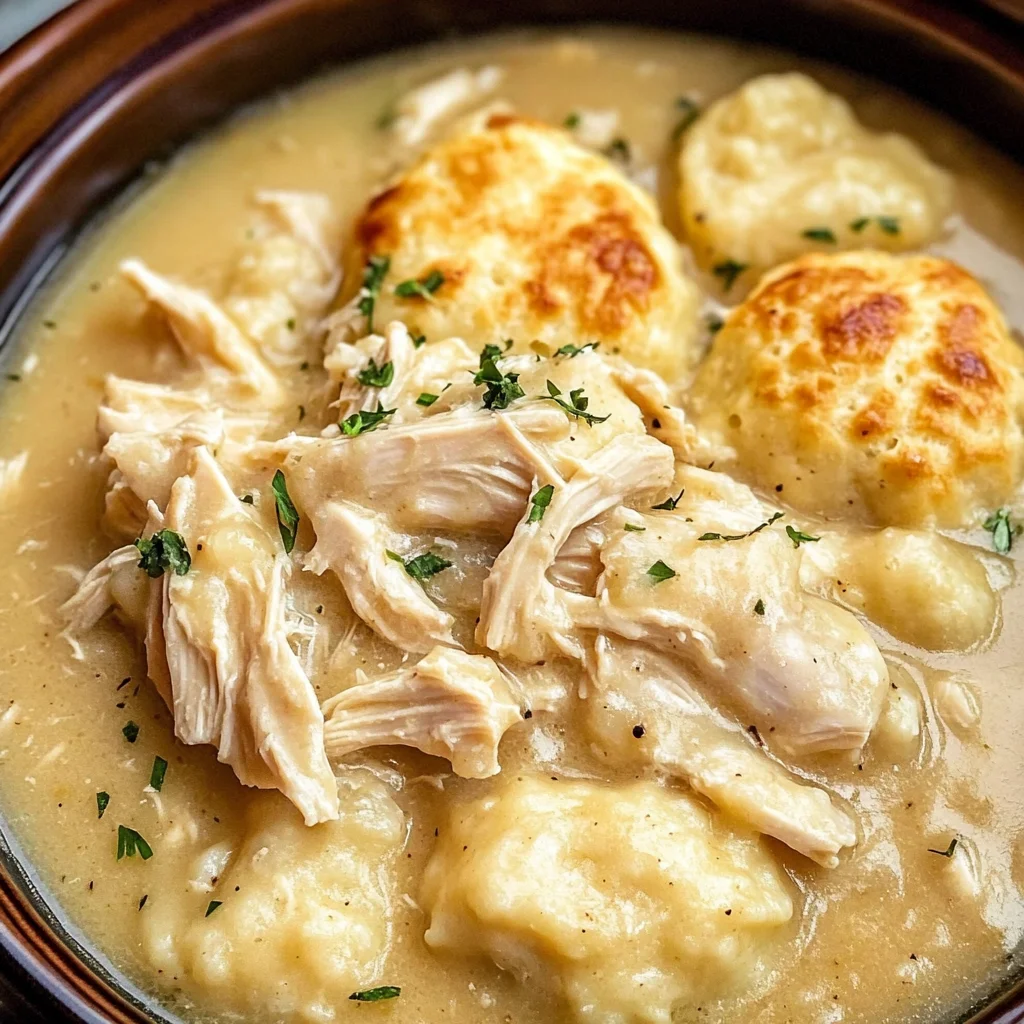Crock Pot Chicken and Dumplings