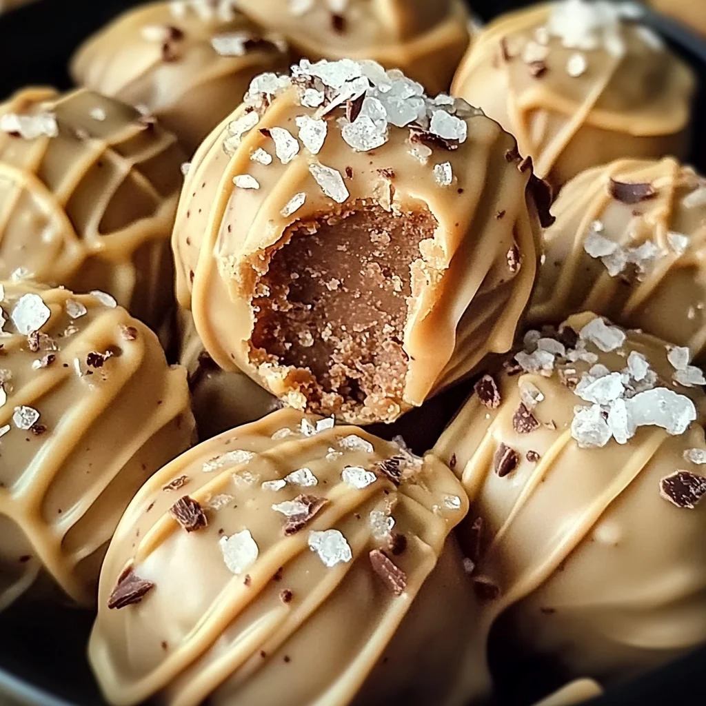 Delicious Salted Caramel Fudge Truffles