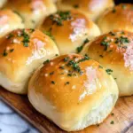 Easy Garlic Butter Dinner Rolls