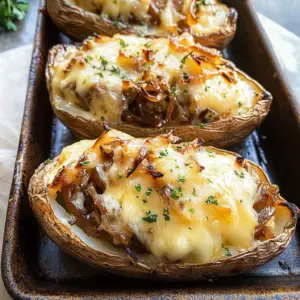 French Onion Baked Potatoes