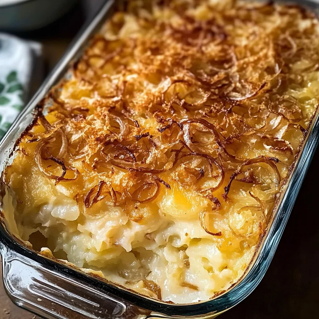French Onion Funeral Potatoes
