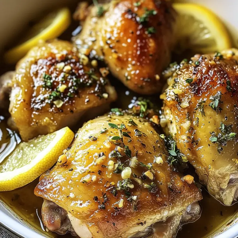 Greek Lemon Chicken Thighs