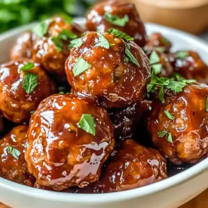 Honey BBQ Crockpot Meatballs