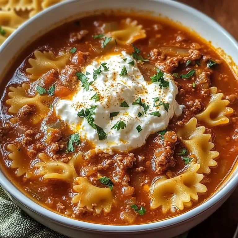 Lasagna soup Recipe