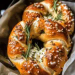 Mozzarella Stuffed Soft Pretzels