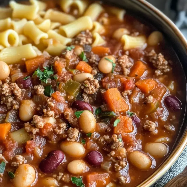 Olive Garden Copycat Pasta E Fagioli Slow Cooker Soup