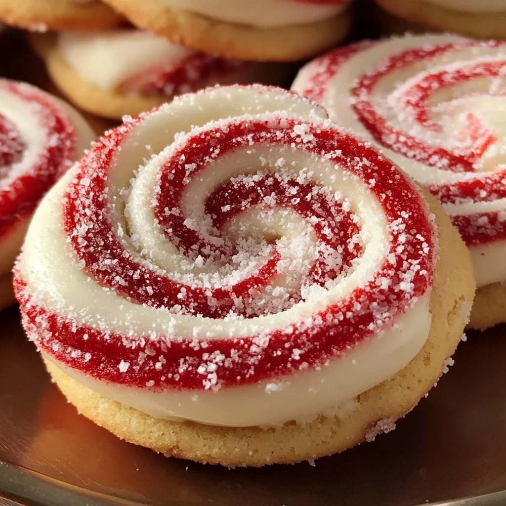 Peppermint Swirl Cookies