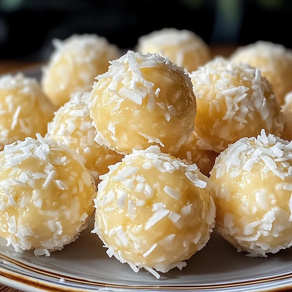 Pineapple Coconut No Bake Balls