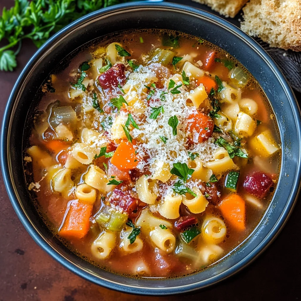 Slow Cooker Minestrone Soup