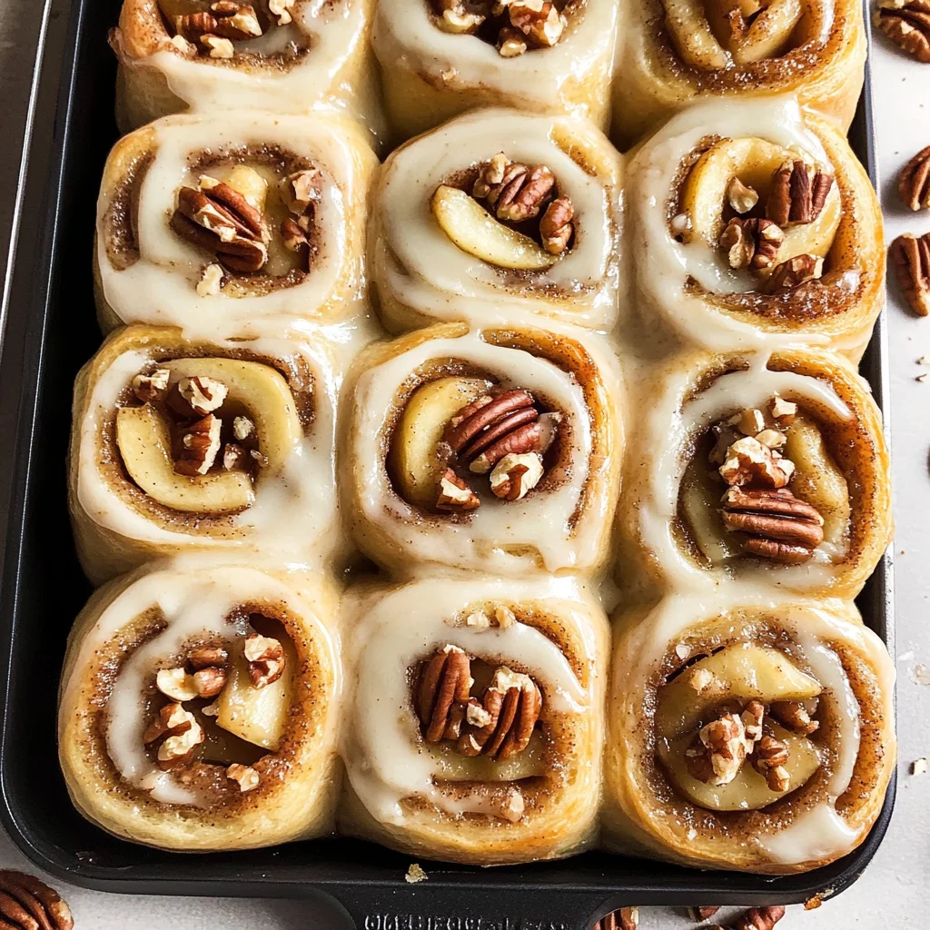 Soft-Baked Apple Cinnamon Rolls
